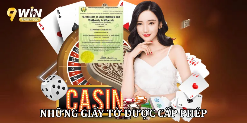 Giấy phép kinh doanh Những giấy tờ được cấp phép